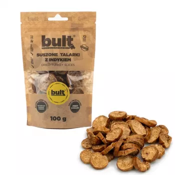 BULT Dried Turkey Slices Dog Treat 100g – Grain-Free High-Protein Training Snack