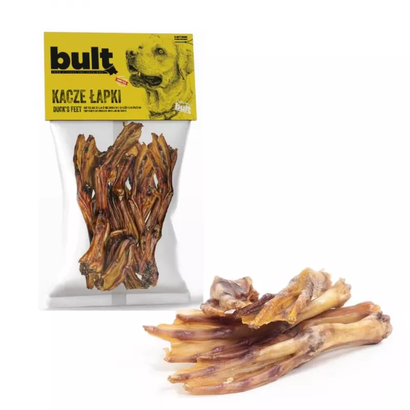 BULT Duck Feet Dog Treat - Air-Dried Natural Chew, 100g