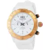 BULTACO H1PW43C-CW1 Women's Analog Quartz Watch 43mm White Leather Strap