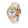 BULTACO H1PW43C-CW1 Women's Analog Quartz Watch 43mm White Leather Strap