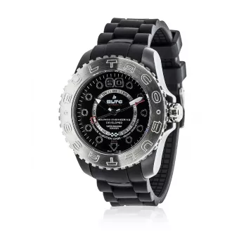 BULTACO MAN BLPB45A-CB2 45mm Quartz Analog Watch Black Silicone
