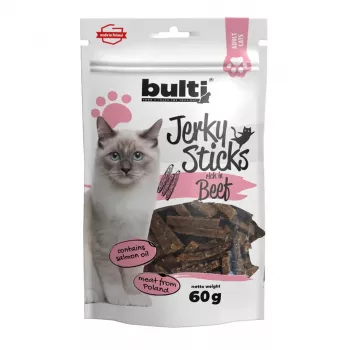 BULTI Jerky Sticks Rich in Beef Cat Treats 60g
