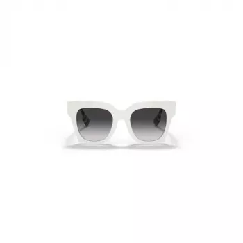 Burberry BE4364-39958G Women's Cat Eye Sunglasses Havana Acetate Grey Gradient Lens 49mm