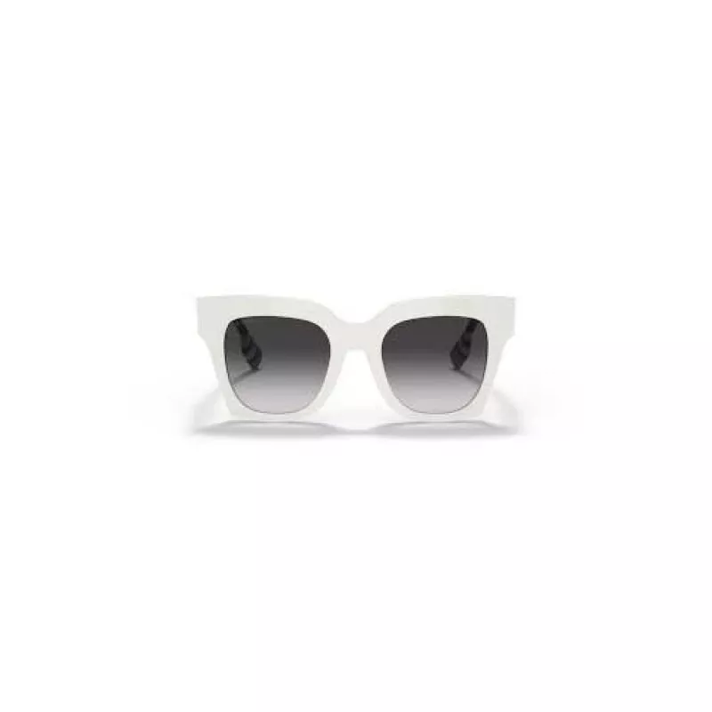 Burberry BE4364-39958G Women's Cat Eye Sunglasses Havana Acetate Grey Gradient Lens 49mm
