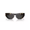 Burberry BE4422U410687 Women's Sunglasses - Square Transparent Grey Frame Dark Grey Lens 58mm