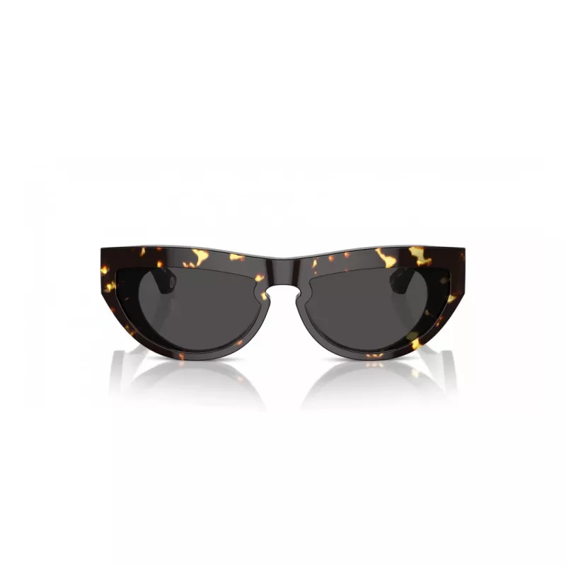 Burberry BE4422U410687 Women's Sunglasses - Square Transparent Grey Frame Dark Grey Lens 58mm