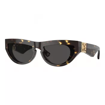 Burberry BE4422U410687 Women's Sunglasses - Square Transparent Grey Frame Dark Grey Lens 58mm