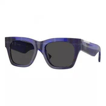 Burberry BE4424 Women's Sunglasses Dark Havana Frame Dark Grey Lens 52/18/140 mm