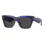 Burberry BE4424 Women's Sunglasses Dark Havana Frame Dark Grey Lens 52/18/140 mm