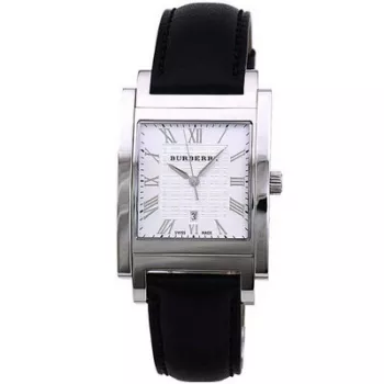 Burberry BU1554 Men's Swiss Quartz Watch 38mm Stainless Steel Black Dial
