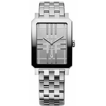 Burberry BU1900 Men's Quartz Watch 35mm Stainless Steel Silver Dial