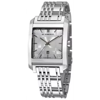 Burberry Men's Watch BU1567 33mm Stainless Steel Silver Dial