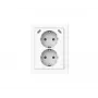 BUSCH-JAEGER 2TKA00006023 Safety+ USB-C Double Socket Outlet, Alpine White