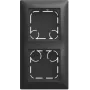 BUSCH-JAEGER BJ Surface-Mounted Housing 2-Gang High Profile Busch-balance SI Studio White 2TKA00005978