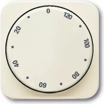 Busch-Jaeger Busch-Duro 2000® SI Central Plate, 1-Gang, Ivory, with Labeling Field 1753-0-6208