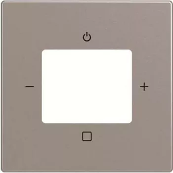 Busch-Jaeger Central Plate 8252-866-101 for TAE Connection Box, Studio White, Glossy 2CKA008200A0263