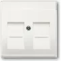 Busch-Jaeger Future Linear Central Plate, 1-Gang, Studio White