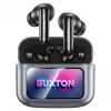 Buxton BTW 9600 Wireless Over-Ear Headphones with Active Noise Cancellation, Bluetooth 5.3, 30h Battery, Black