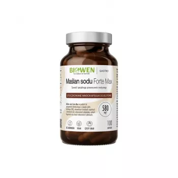 BWN BIOWEN Sodium Butyrate 580 mg – Food Supplement for Humans – 100 Capsules