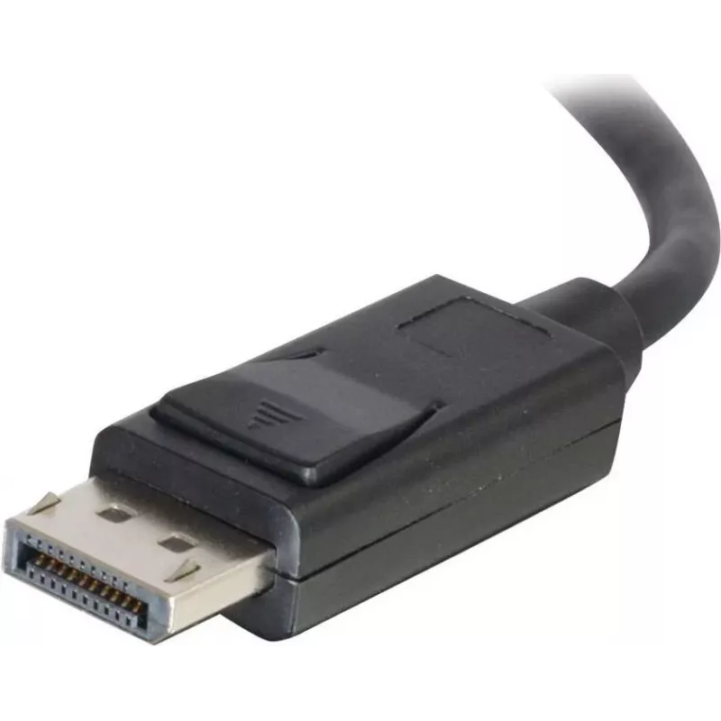C2G 5.0m DisplayPort Cable with Latches, Male to Male, Black 84403