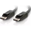 C2G 5.0m DisplayPort Cable with Latches, Male to Male, Black 84403