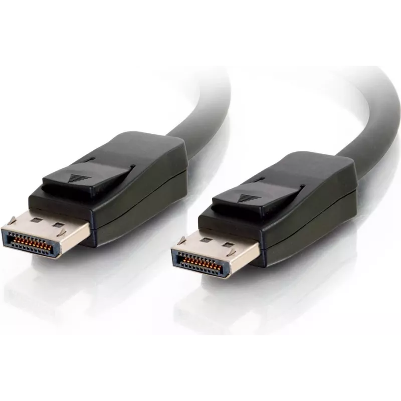 C2G 5.0m DisplayPort Cable with Latches, Male to Male, Black 84403