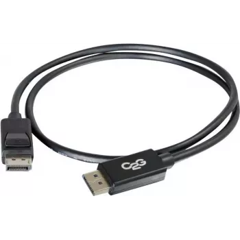 C2G 5.0m DisplayPort Cable with Latches, Male to Male, Black 84403