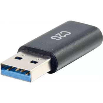 C2G USB C to USB Adapter - SuperSpeed USB Adapter - 5Gbps - USB-C Female to USB-A Male - USB 3.0 - Molded - Black