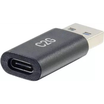 C2G USB C to USB Adapter - SuperSpeed USB Adapter - 5Gbps - USB-C Female to USB-A Male - USB 3.0 - Molded - Black