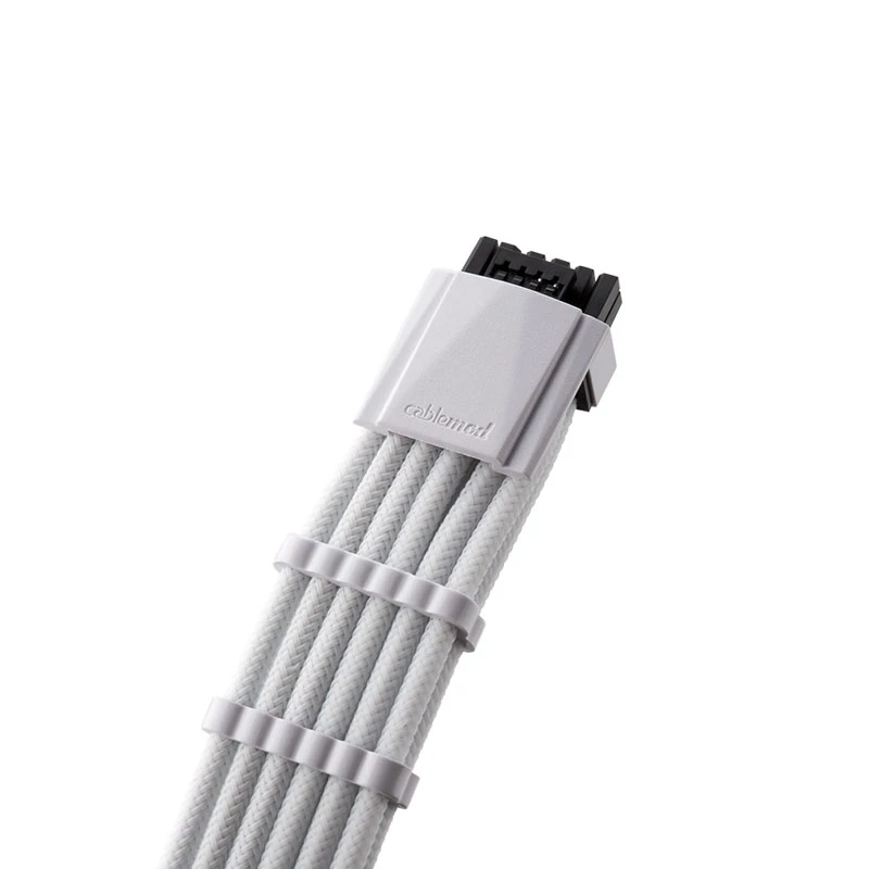 CableMod C-Series PRO ModMesh 12VHPWR Cable Kit for Corsair RM, RMi, RMx (Black Label) - White
