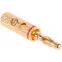 CABLETECH Gold-Plated Banana Speaker Plug with Screw Terminal - 4mm