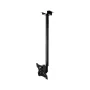 CABLETECH LCD Ceiling Mount Black for 32-70 inch Screens, 50 kg, VESA up to 600x400, Height Adjustable