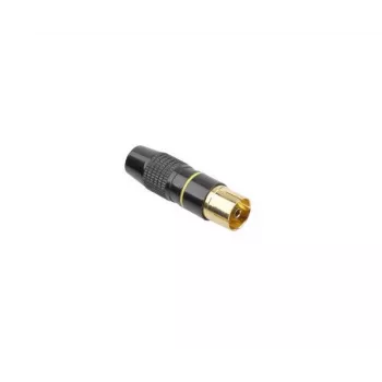 CABLETECH Metal TV Antenna Socket Black