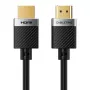 CABLETIME CA915811 HDMI 2.0 Cable - 10m, 4K@60Hz, 18Gbps, High Speed with Ethernet, HDR, Triple Shielded, Black