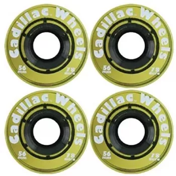 Cadillac 70mm Wheels Blue - Longboard Cruiser Wheels 80a Urethane