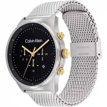 CALVIN KLEIN Men's City Collection Watch 25200296 44mm Stainless Steel Swiss Quartz