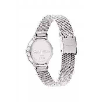 CALVIN KLEIN Women's Watch 25200058 28mm Silver Stainless Steel Mesh