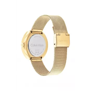 CALVIN KLEIN Women's Watch Minimal Extension 25200339 38.5 mm Silver Stainless Steel Mesh