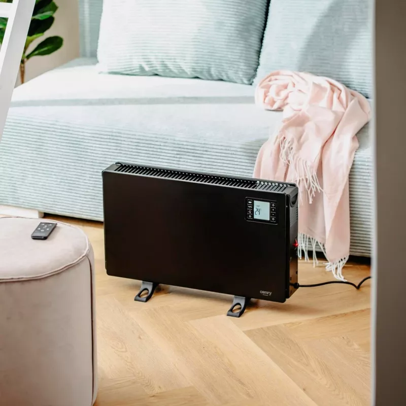 CAMRY CR 7739B 2000W Convector Heater with LCD Display and Remote Control, White