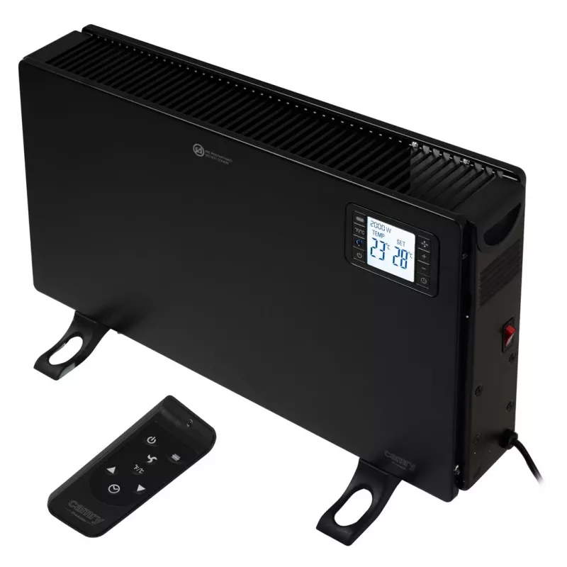 CAMRY CR 7739B 2000W Convector Heater with LCD Display and Remote Control, White