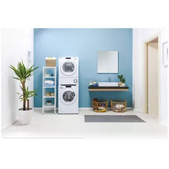 Candy CSOE H7A2TE-S Freestanding Heat Pump Tumble Dryer, 7 kg, A++, Wi-Fi, White