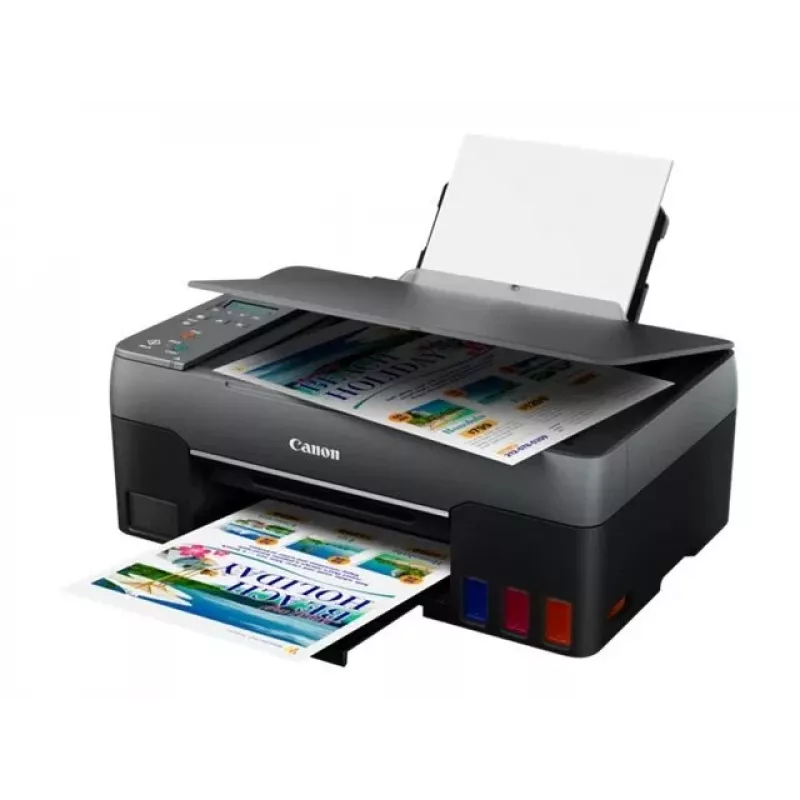 Canon PIXMA G2560 Multifunction Colour Inkjet Printer with Refillable Ink Tanks, Print Copy Scan, A4, USB