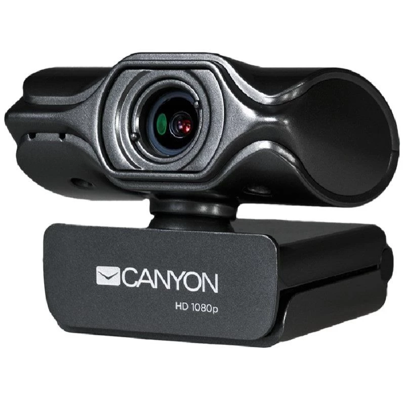 Canyon C6 2K Ultra Full HD 3.2MP Webcam with USB 2.0, Black