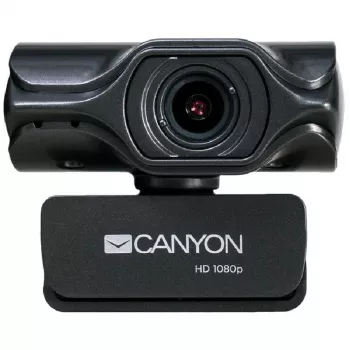 Canyon C6 2K Ultra Full HD 3.2MP Webcam with USB 2.0, Black