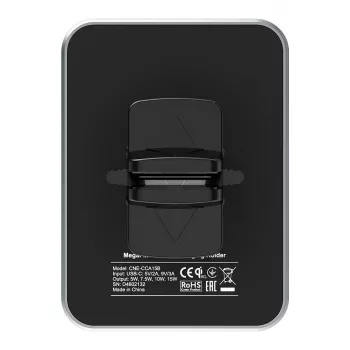 CANYON CH-15 Car Holder and Wireless Charger MegaFix, 15W, USB-C, Black