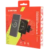 CANYON CH-15 Car Holder and Wireless Charger MegaFix, 15W, USB-C, Black