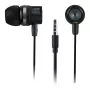 CANYON EP-3 In-Ear Headset with Microphone, 1.2m Flat Cable, Dark Grey