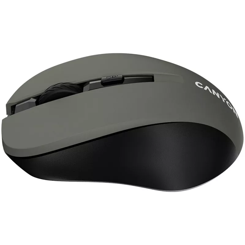 CANYON MW-1 Wireless Optical Mouse - 2.4 GHz, 1600 DPI, Grey