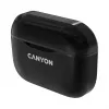 Canyon TWS-3 True Wireless Bluetooth Earbuds with Charging Case, Black