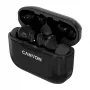Canyon TWS-3 True Wireless Bluetooth Earbuds with Charging Case, Black